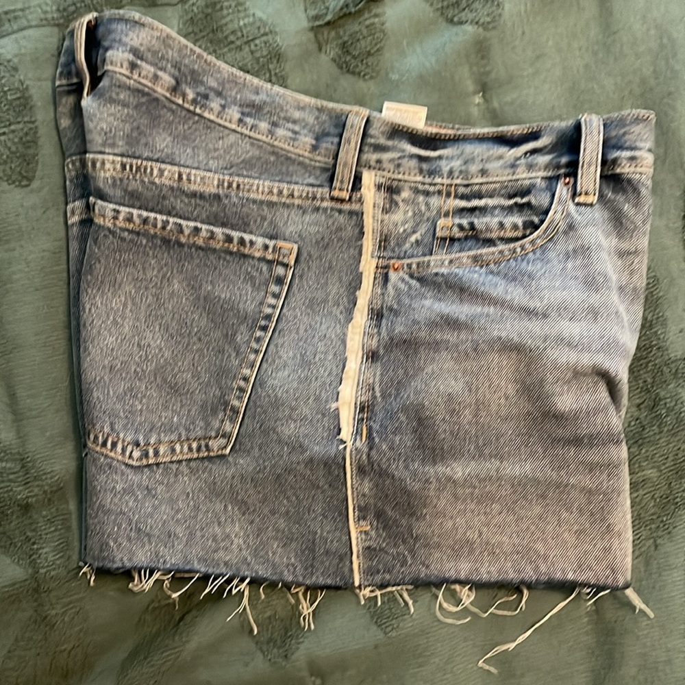 Higher High Rise Denim Shorts - Picture 2 of 9